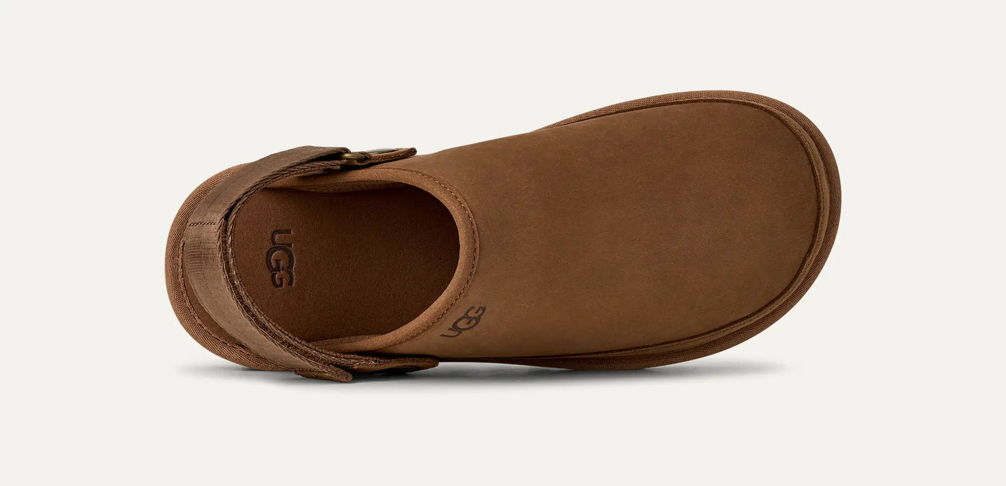 UGG Goldencoast Clog II Nubuck for Men Dark Chestnut