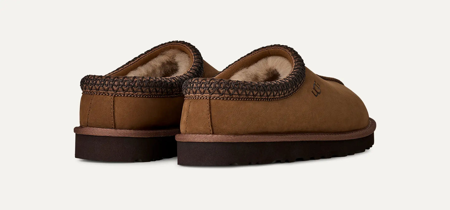UGG Tasman II Nubuck Slip-On for Men Dark Chestnut