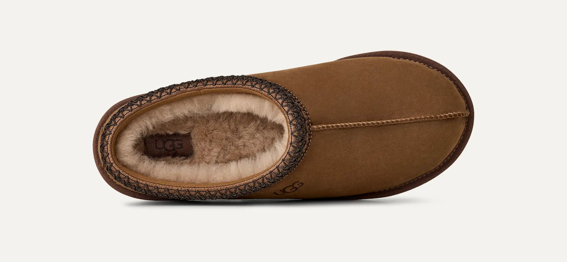 UGG Tasman II Nubuck Slip-On for Men Dark Chestnut
