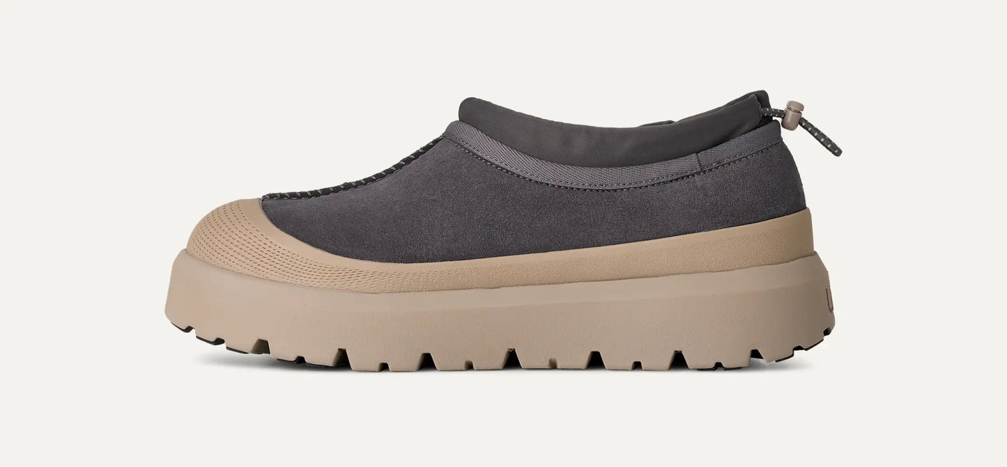 UGG Tasman Weather Hybrid Slipper for Men Obsidian / Cobble Grey