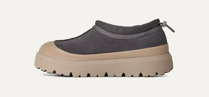 UGG Tasman Weather Hybrid Slipper for Men Obsidian / Cobble Grey