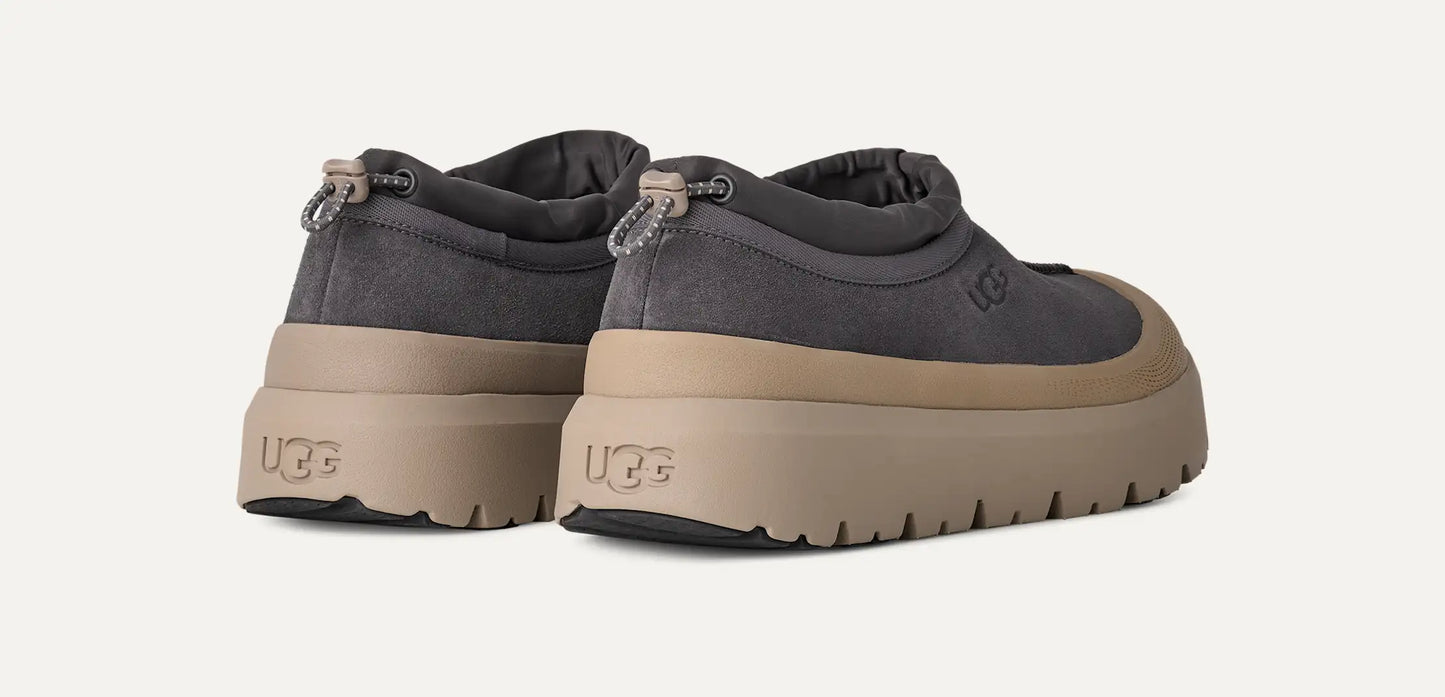 UGG Tasman Weather Hybrid Slipper for Men Obsidian / Cobble Grey