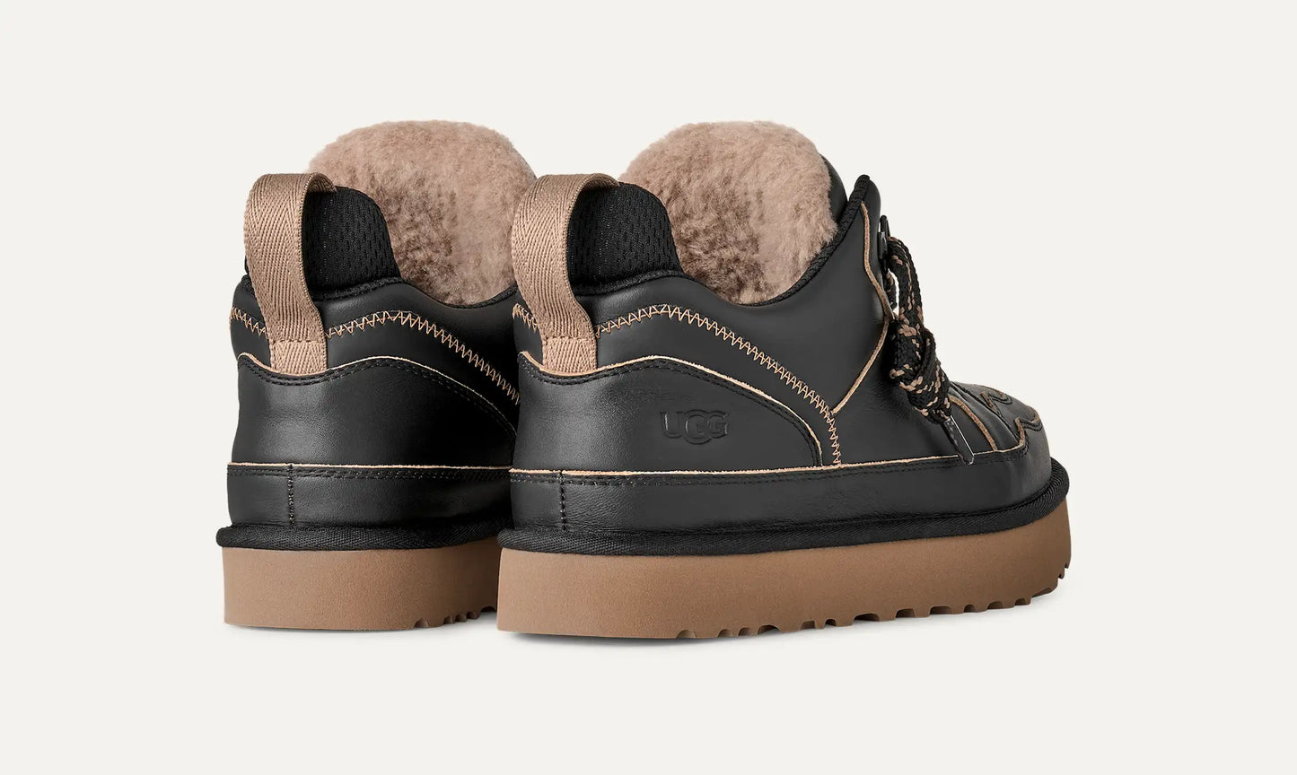 UGG Lowmel Contrast Sneaker for Men Black / Amphora