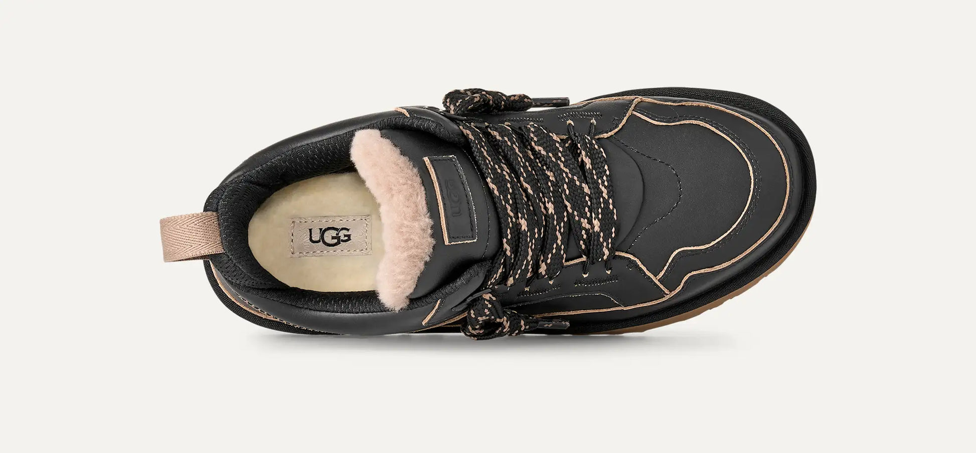 UGG Lowmel Contrast Sneaker for Men Black / Amphora