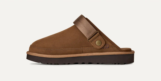 UGG Goldencoast Clog II Nubuck for Men Dark Chestnut