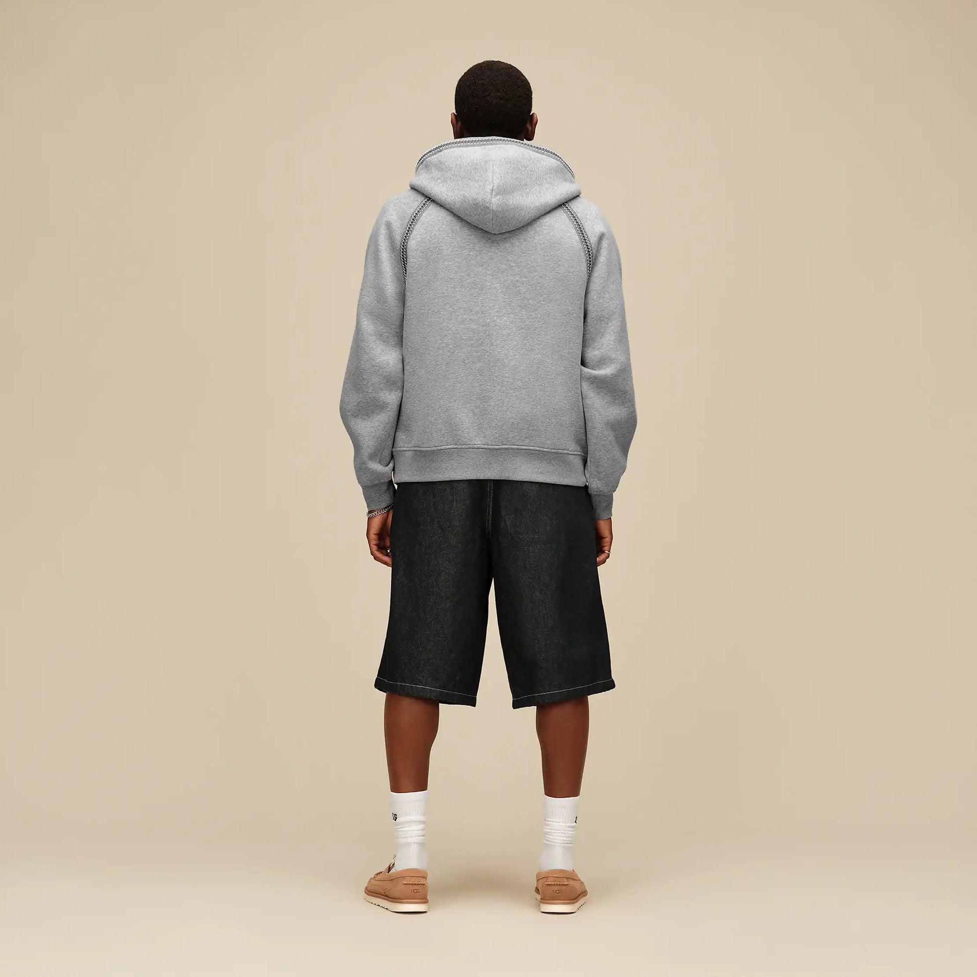 UGG Tasman Full-Zip Jacket for Men Grey Heather