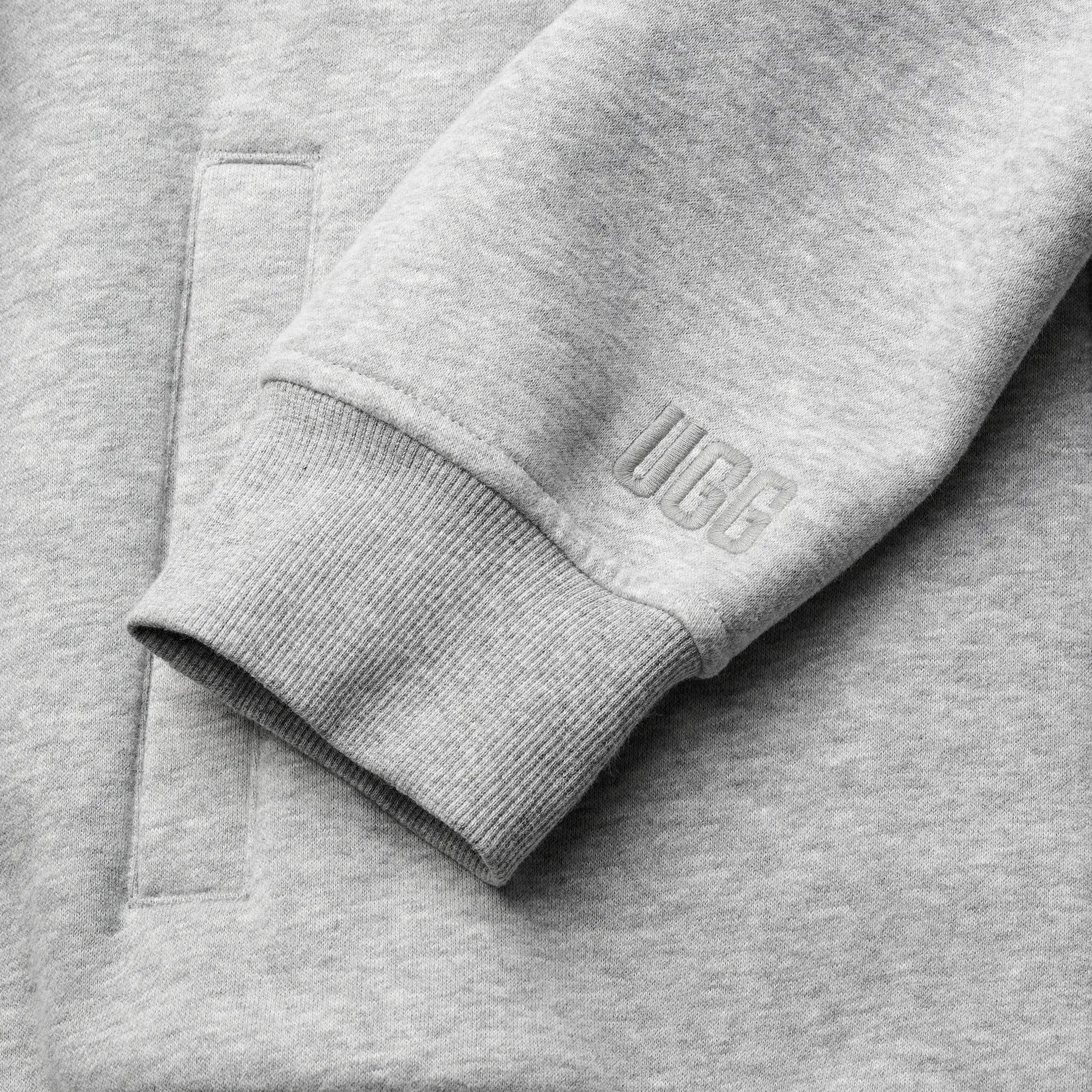 UGG Tasman Full-Zip Jacket for Men Grey Heather