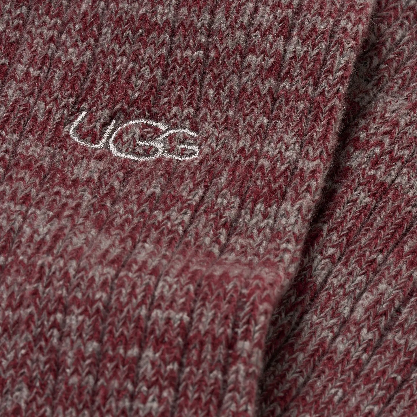 UGG Trey Rib Knit Crew Sock for Men Coffee Berry