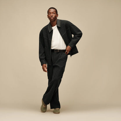UGG Baylin Full-Zip Jacket for Men Black Heather