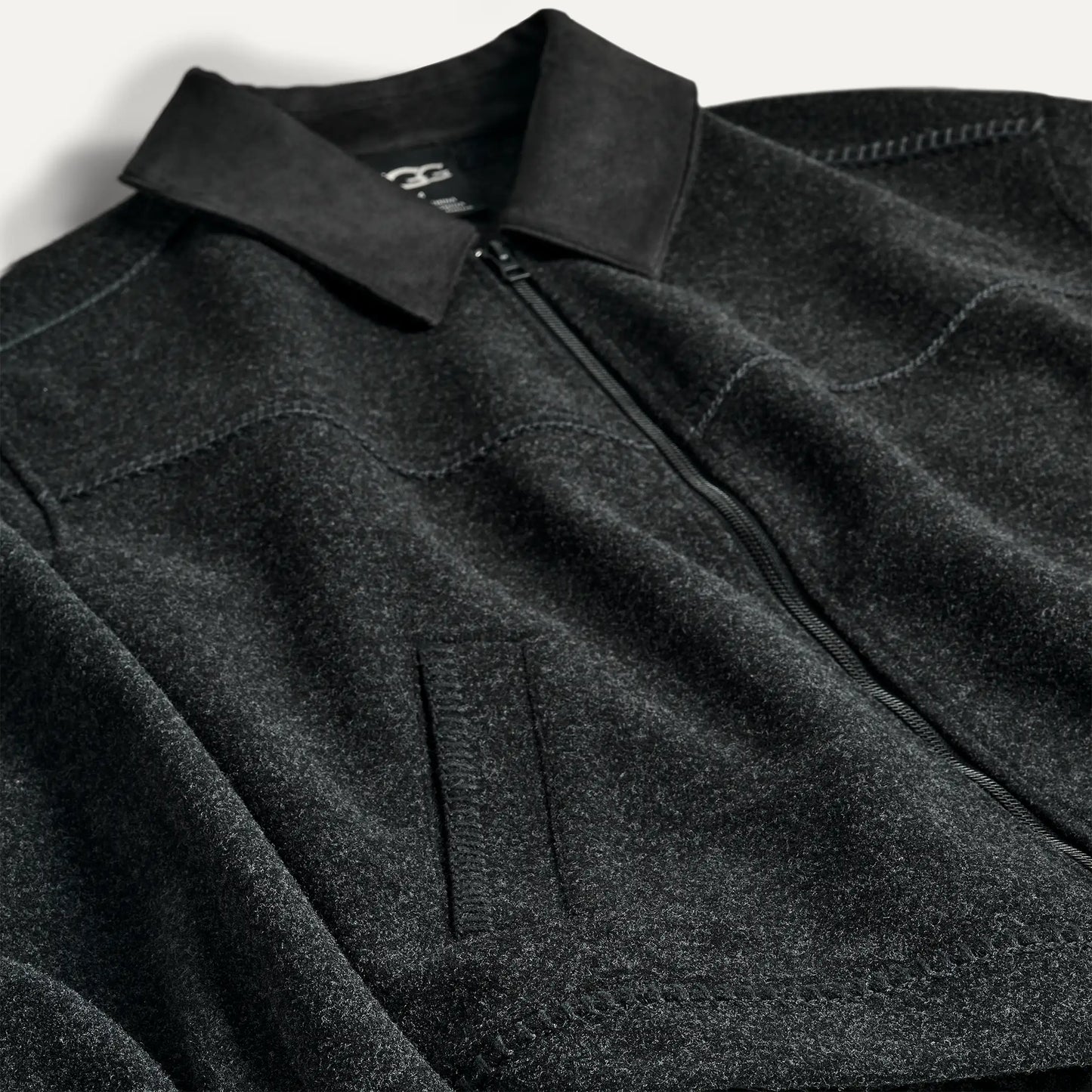 UGG Baylin Full-Zip Jacket for Men Black Heather