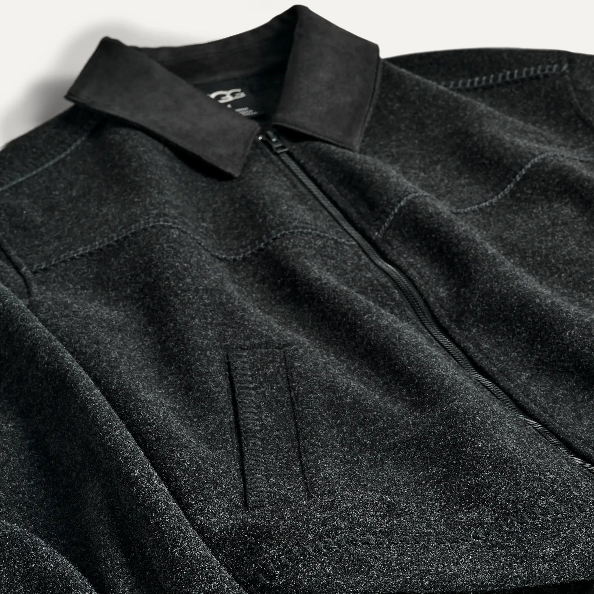 UGG Baylin Full-Zip Jacket for Men Black Heather