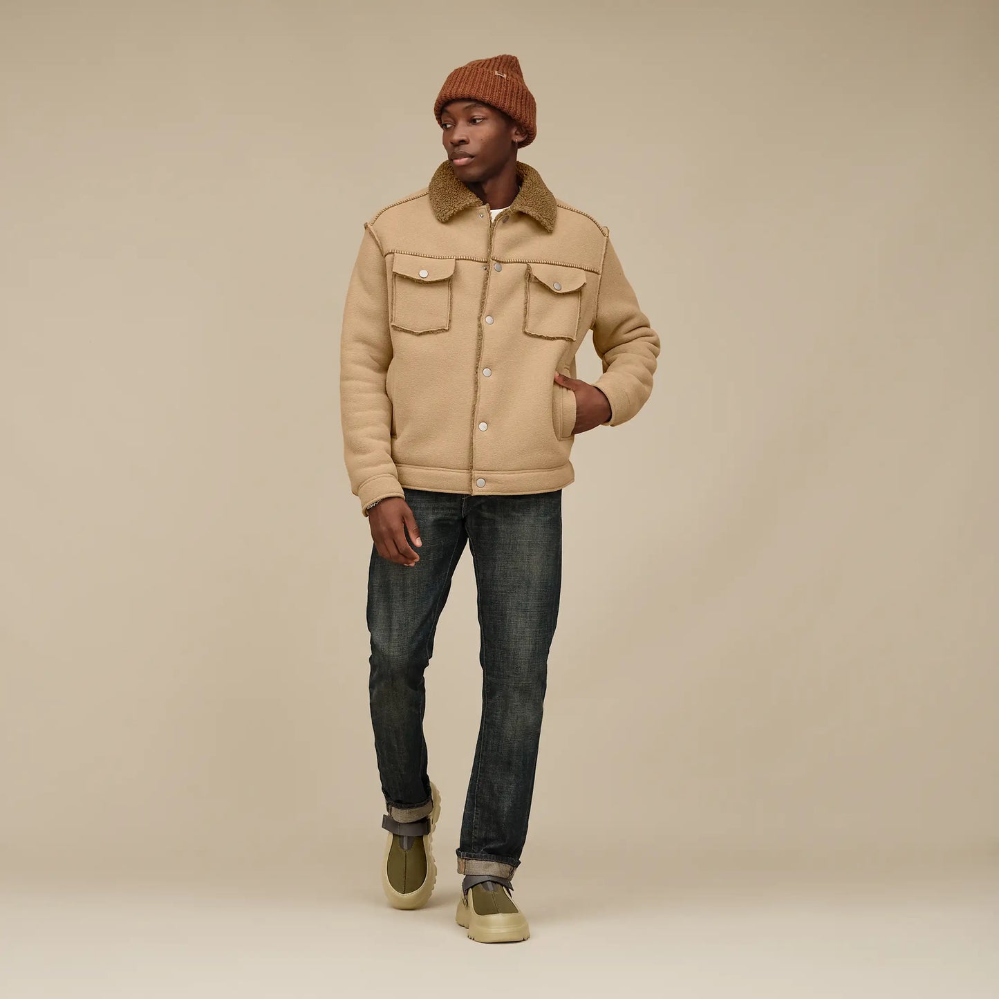 UGG Janson UGGfluff Jacket II for Men Sand