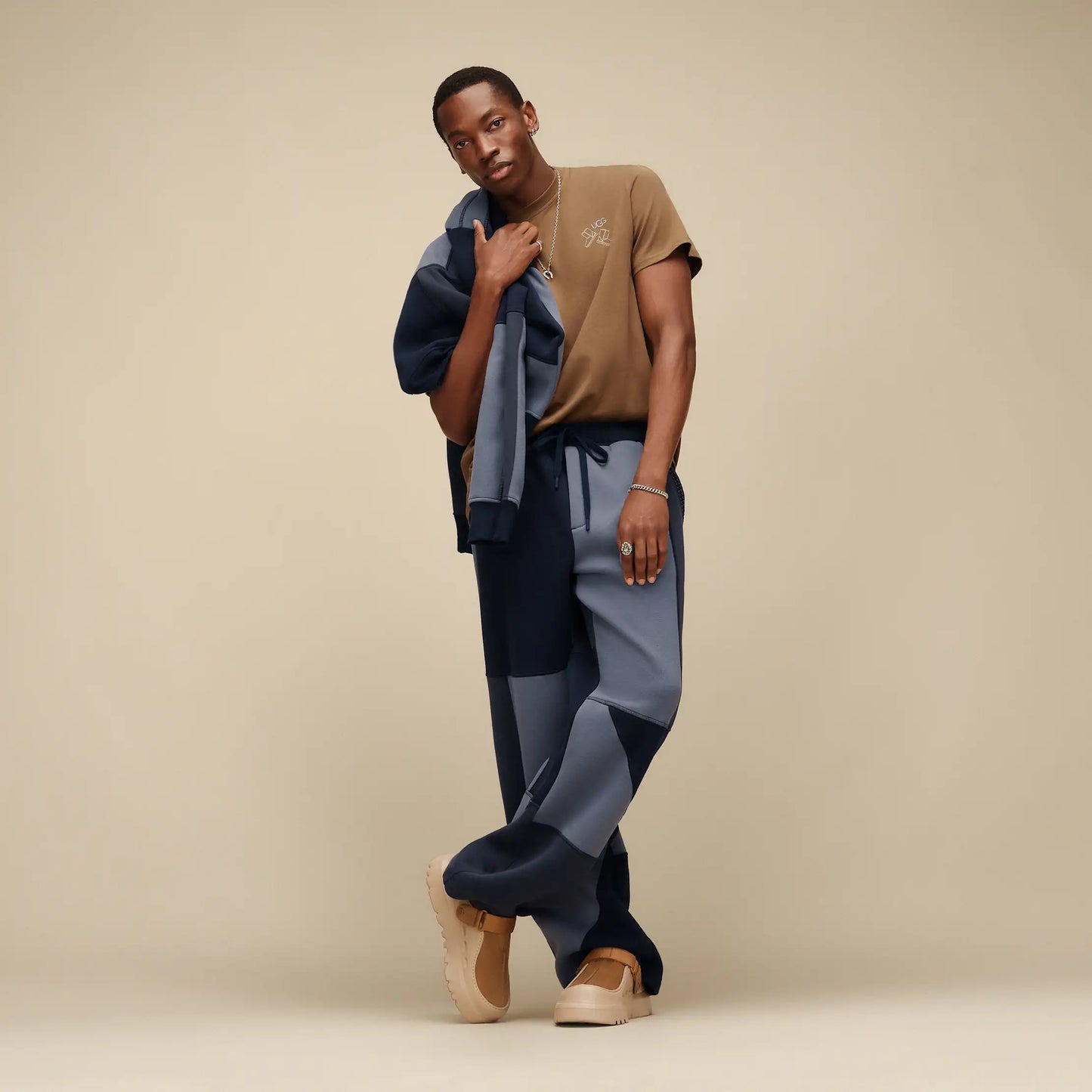 UGG Tasman Colorblock Pant for Men Mariner Multi