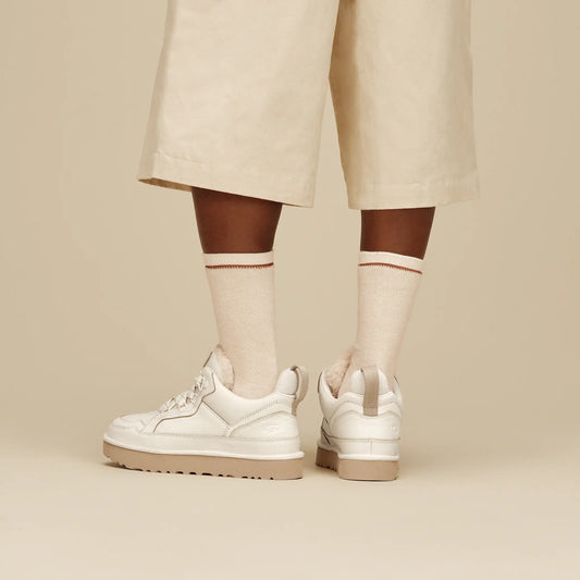 UGG Kyro Cozy Crew Sock for Men Marled Cream