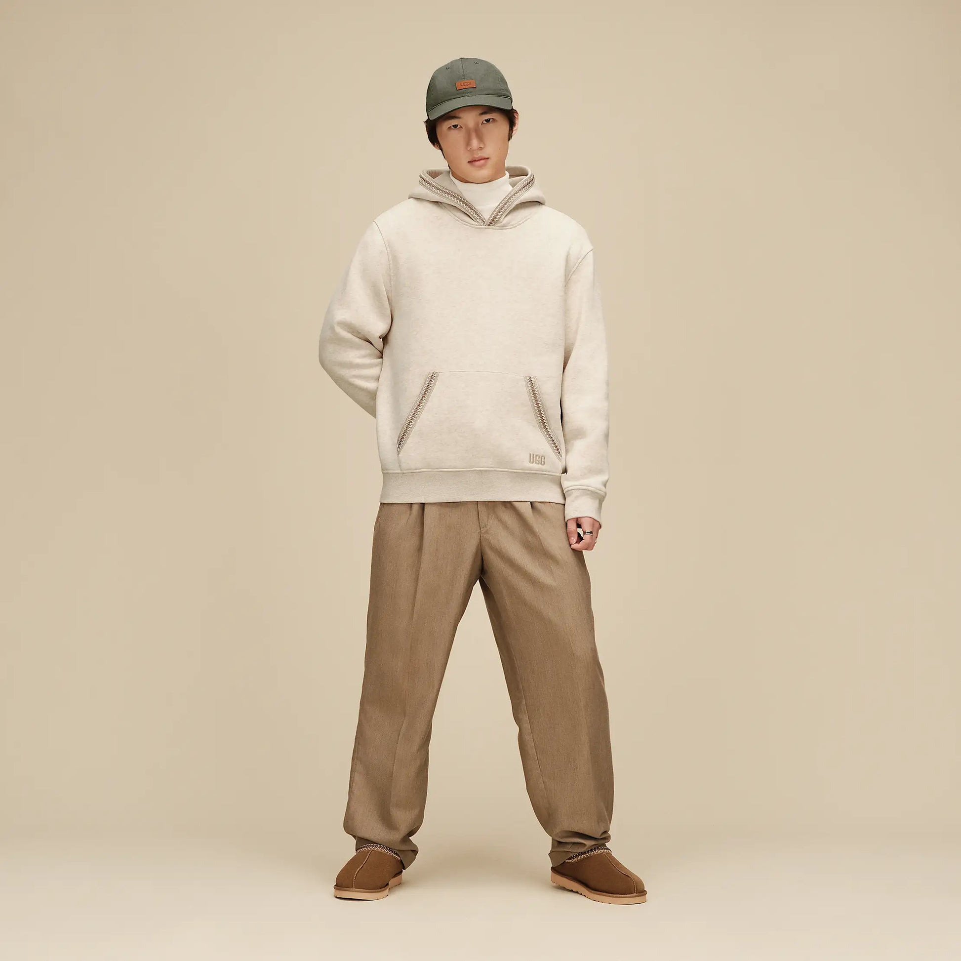 UGG Tasman Hoodie for Men Caribou Heather