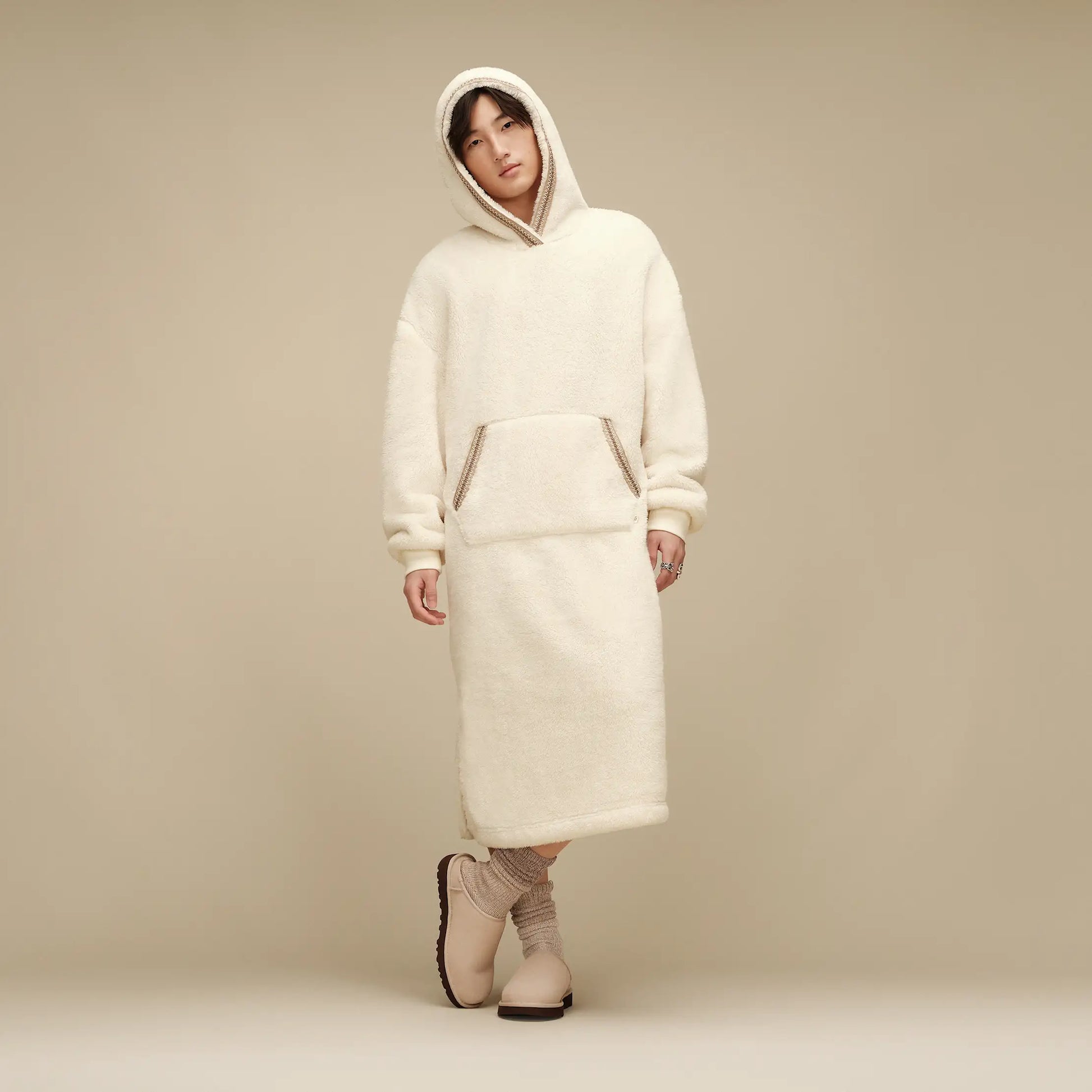 UGG UGGfluff Oversized Hoodie for Women Cream