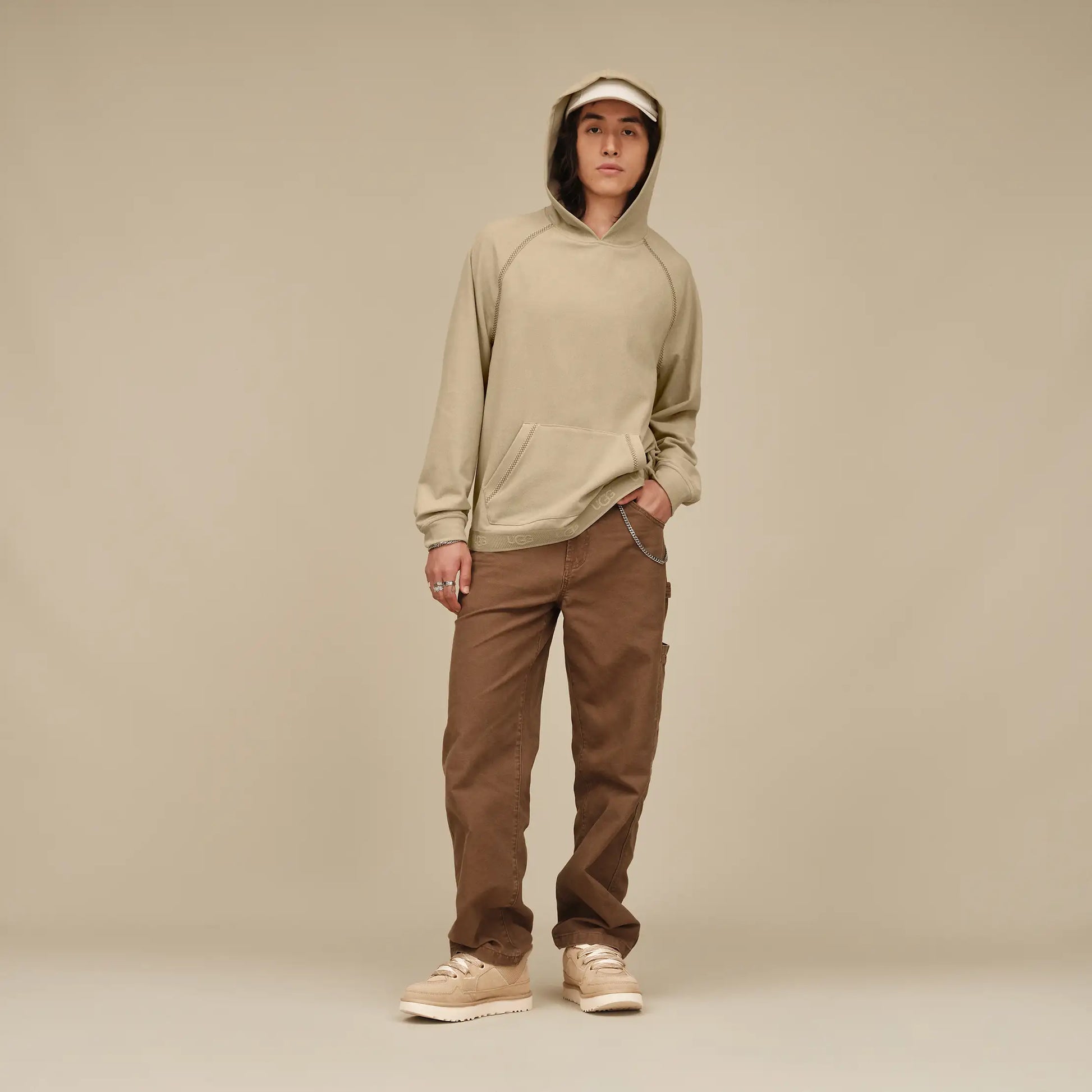 UGG Marcellus Hoodie for Men Cobble Grey