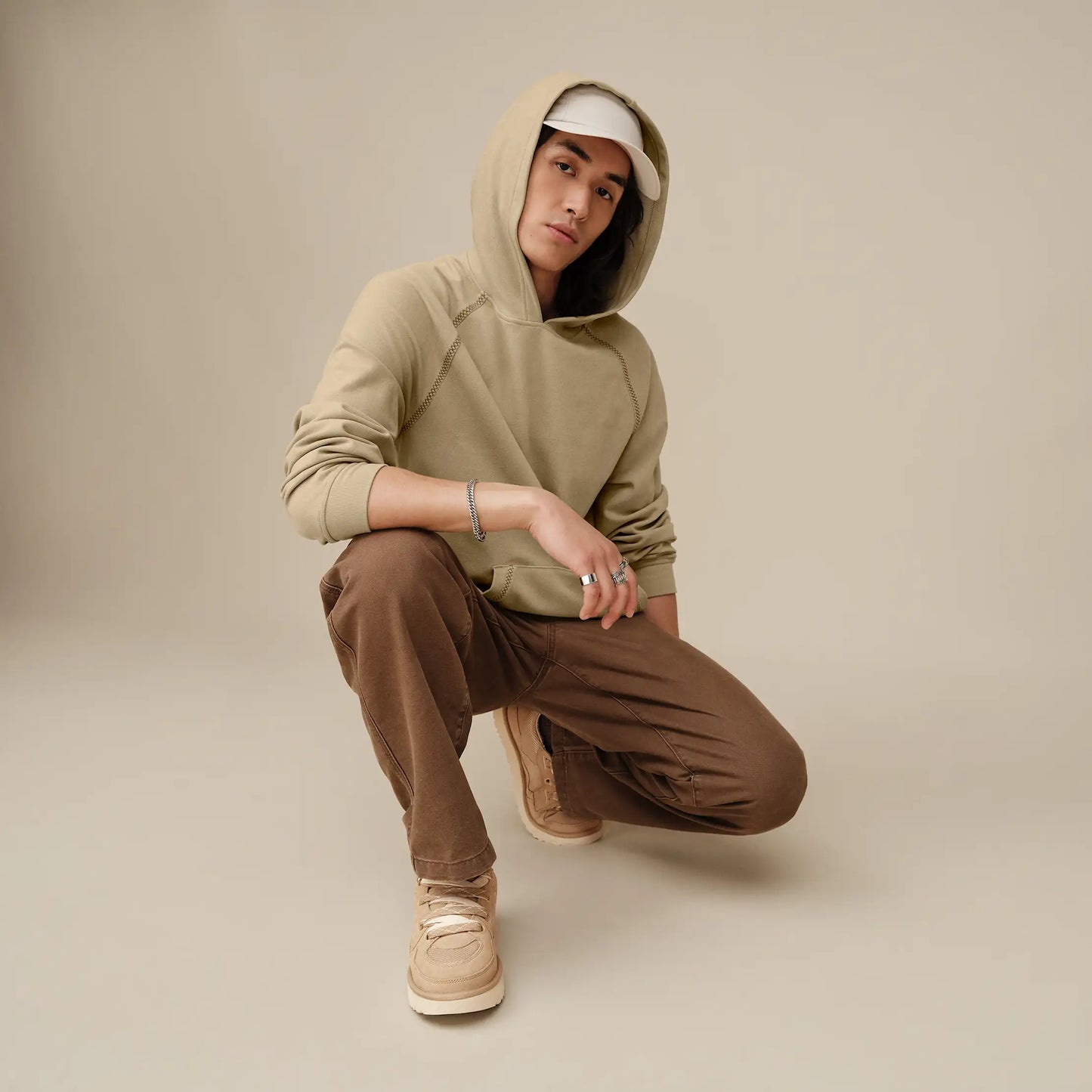 UGG Marcellus Hoodie for Men Cobble Grey