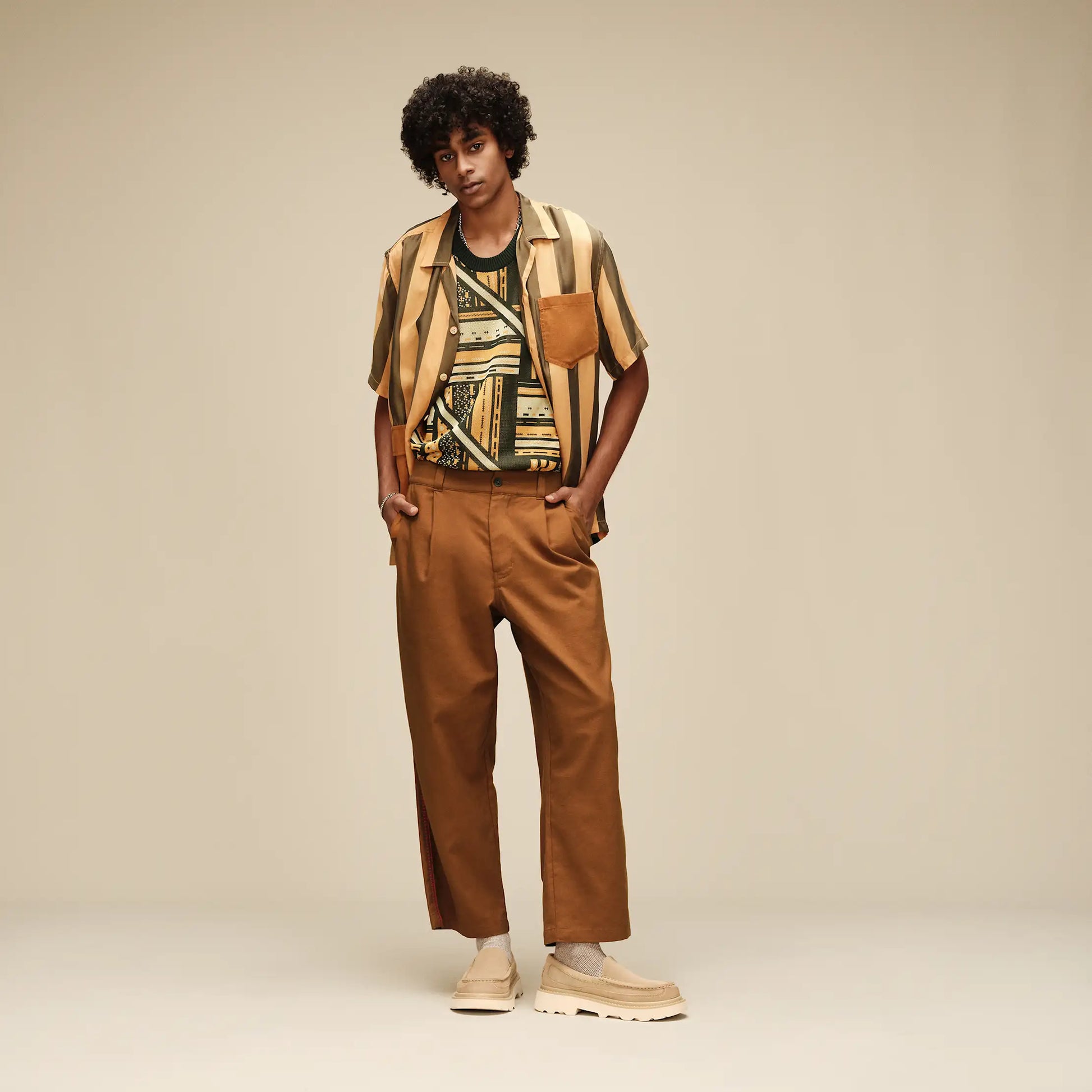 UGG Ryaan Pant for Men Brown Mustard