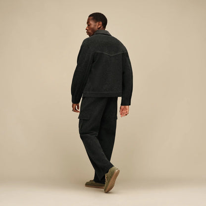 UGG Baylin Full-Zip Jacket for Men Black Heather