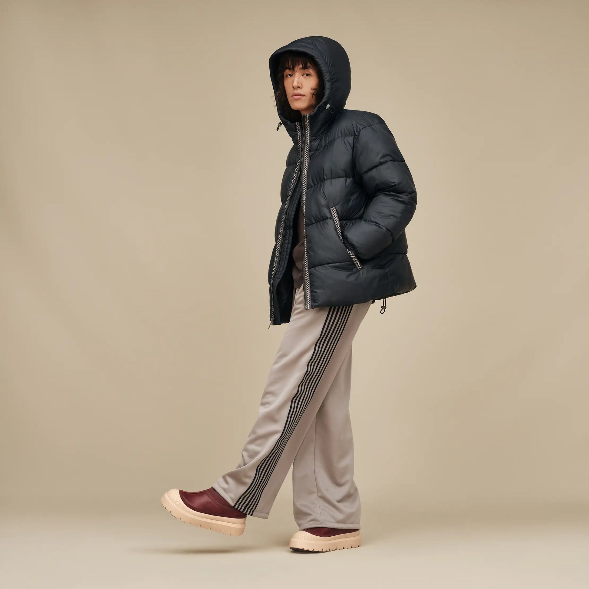 UGG Xayden UGGbraid Puffer Jacket for Men Black