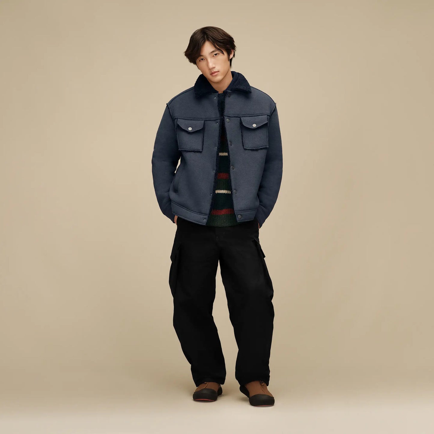 UGG Janson UGGfluff Jacket II for Men Eve Blue