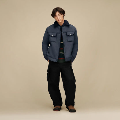 UGG Janson UGGfluff Jacket II for Men Eve Blue