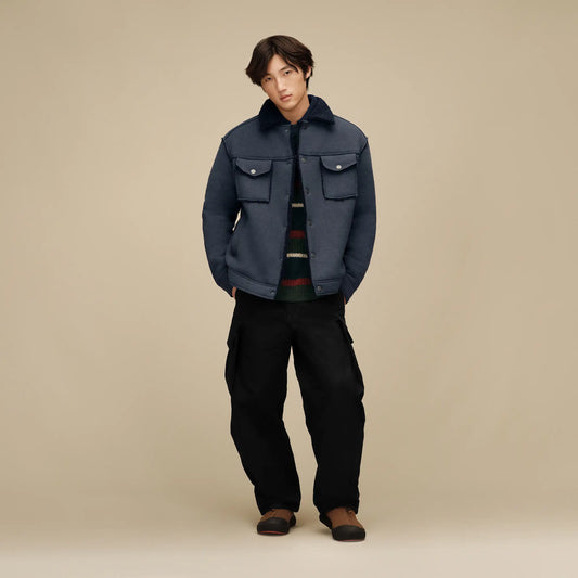 UGG Janson UGGfluff Jacket II for Men Eve Blue