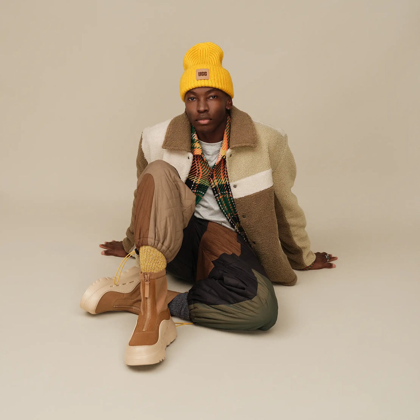UGG Ascot Lug for Men Sand Multi