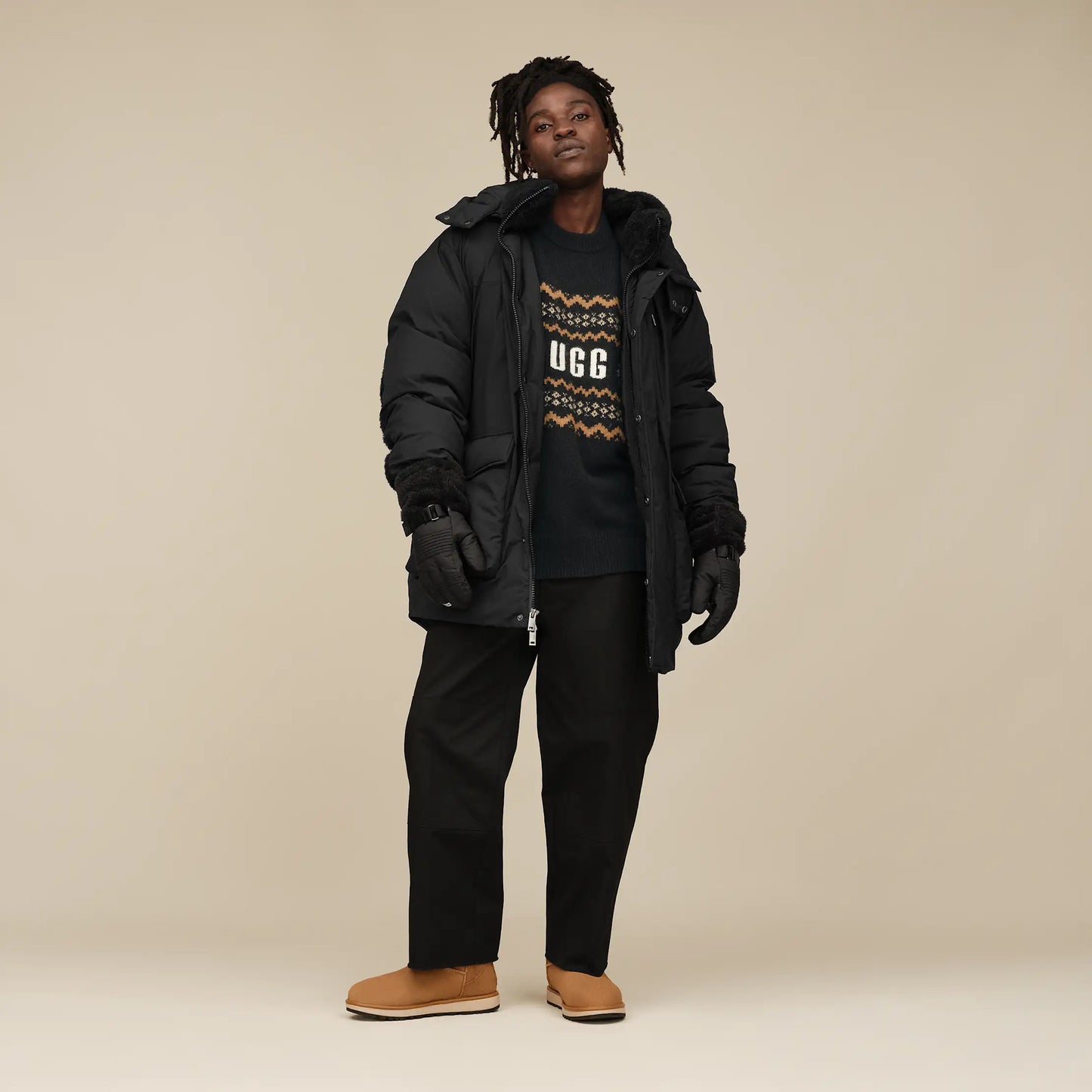 UGG Eamon Down Parka for Men Black