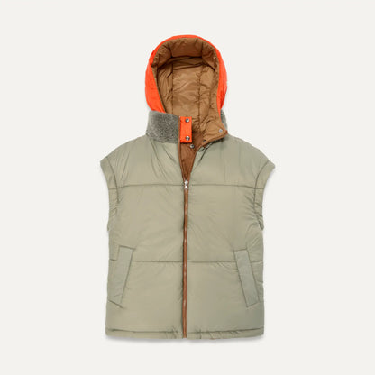 UGG Kristian Conv Puffer Coat for Women Pecan / Moss Green