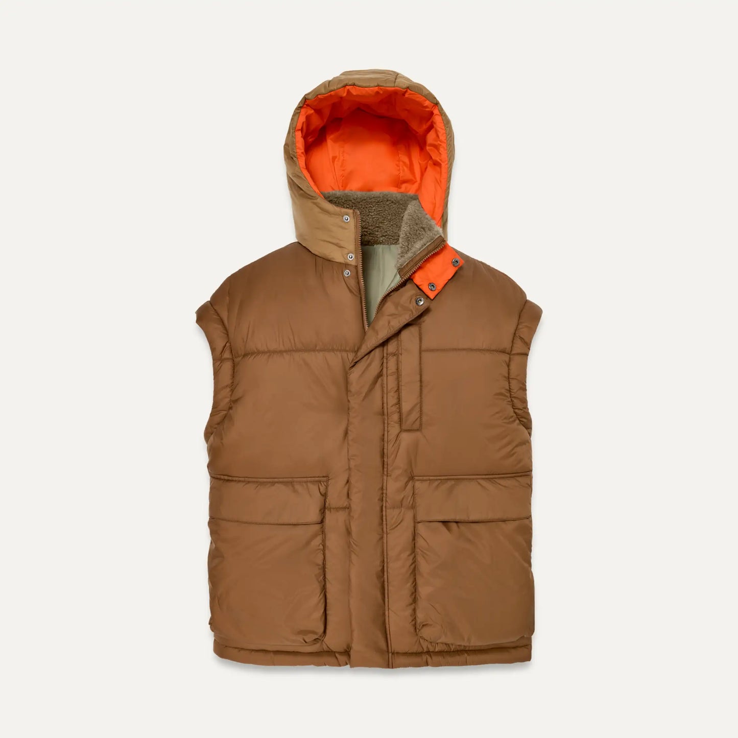 UGG Kristian Conv Puffer Coat for Women Pecan / Moss Green