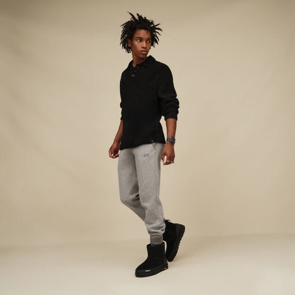 UGG Kyro Cozy Crew Sock for Men Dusted Cocoa