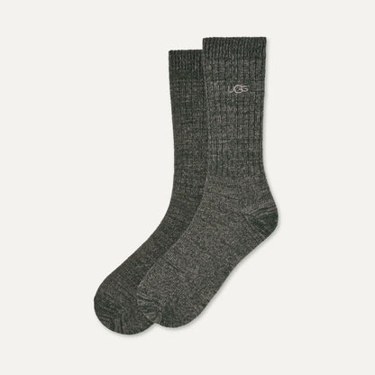 UGG Trey Rib Knit Crew Sock for Men Arugula