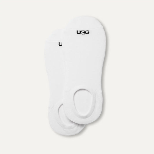 UGG Oliver No Show Socks 3 Pack for Men White