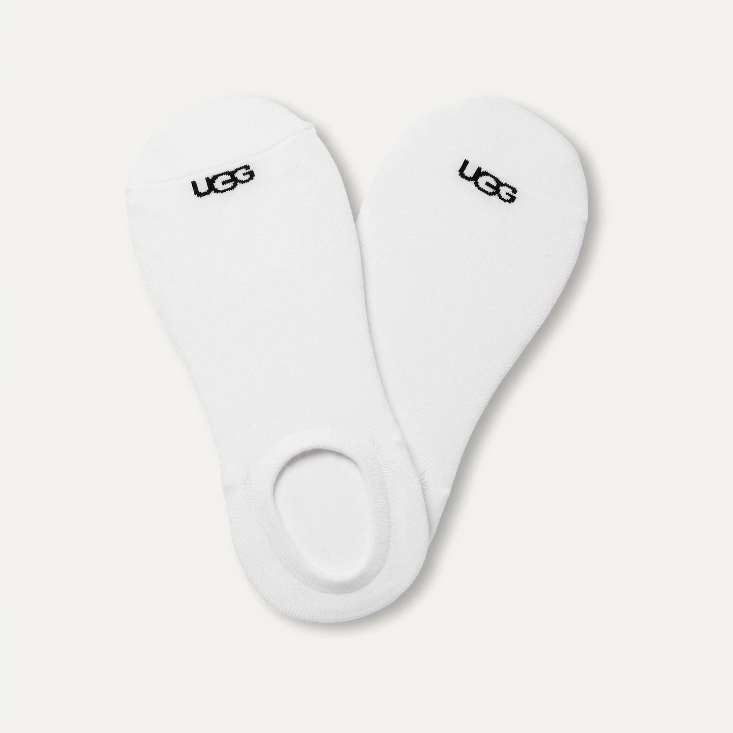 UGG Oliver No Show Socks 3 Pack for Men White