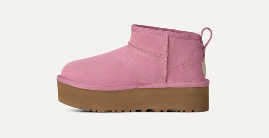 UGG Classic Ultra Mini Platform Boot for Kids Dusty Orchid