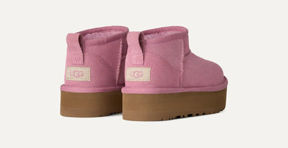 UGG Classic Ultra Mini Platform Boot for Kids Dusty Orchid