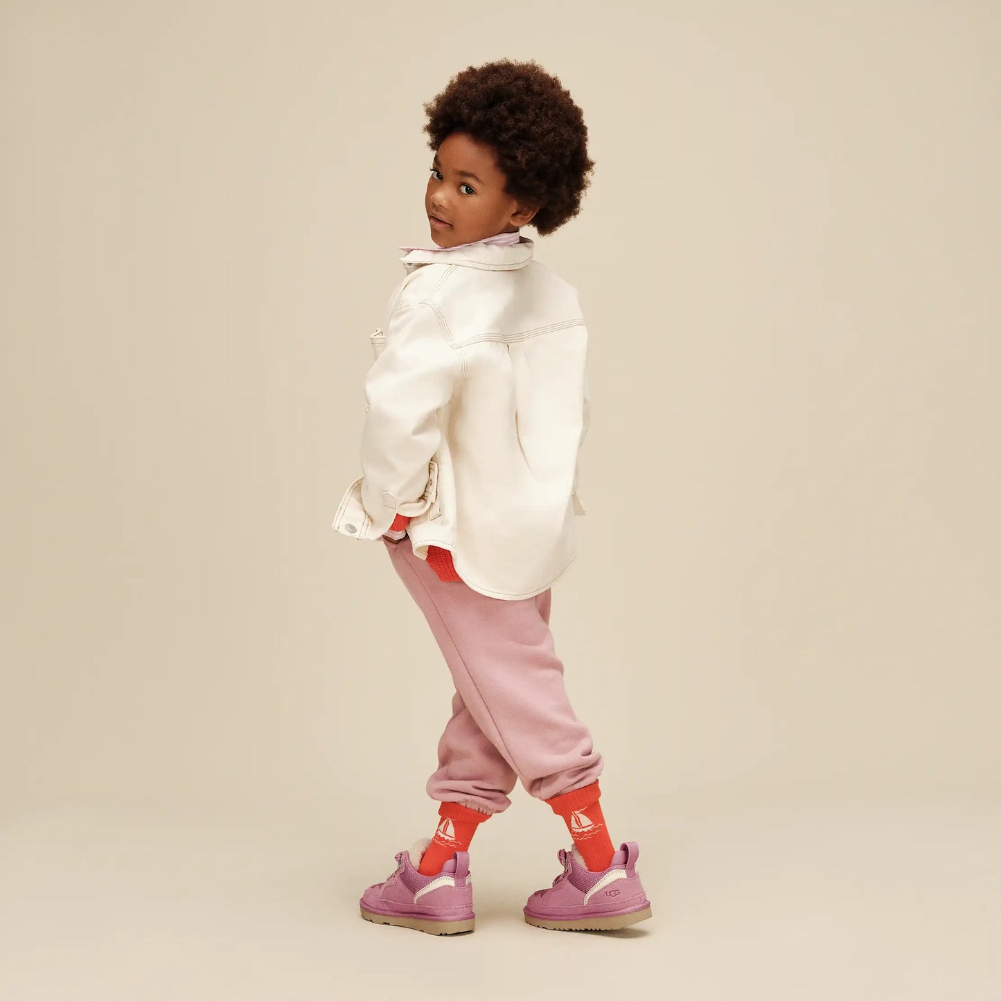 UGG Lowmel Sneaker for Kids Dusty Orchid