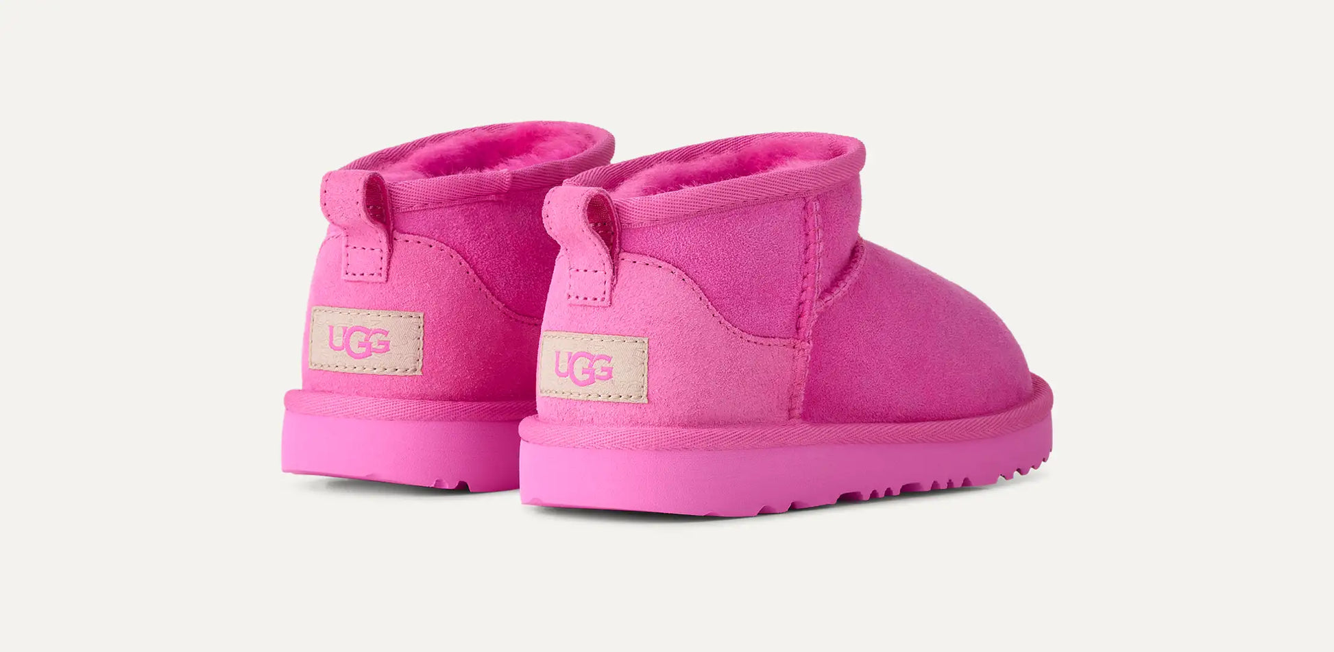 UGG Classic Ultra Mini Boot for Kids Bright Fuchsia
