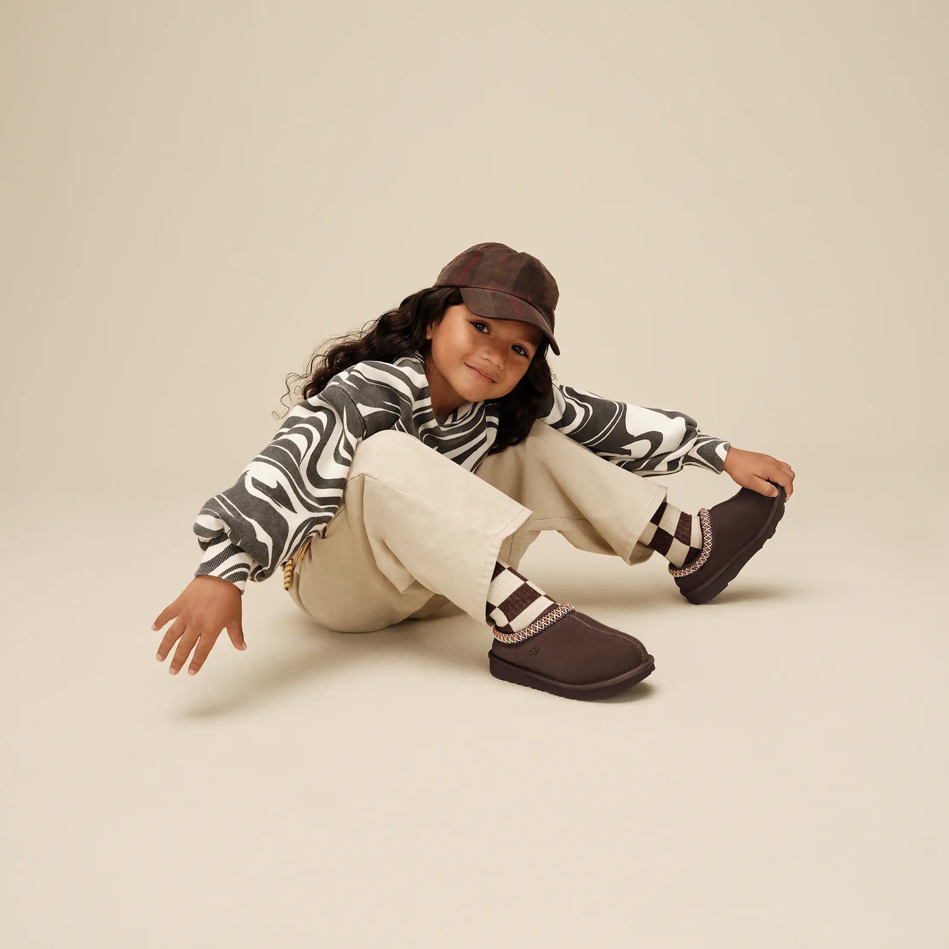 UGG Tasman II Slipper for Kids Dusted Cocoa