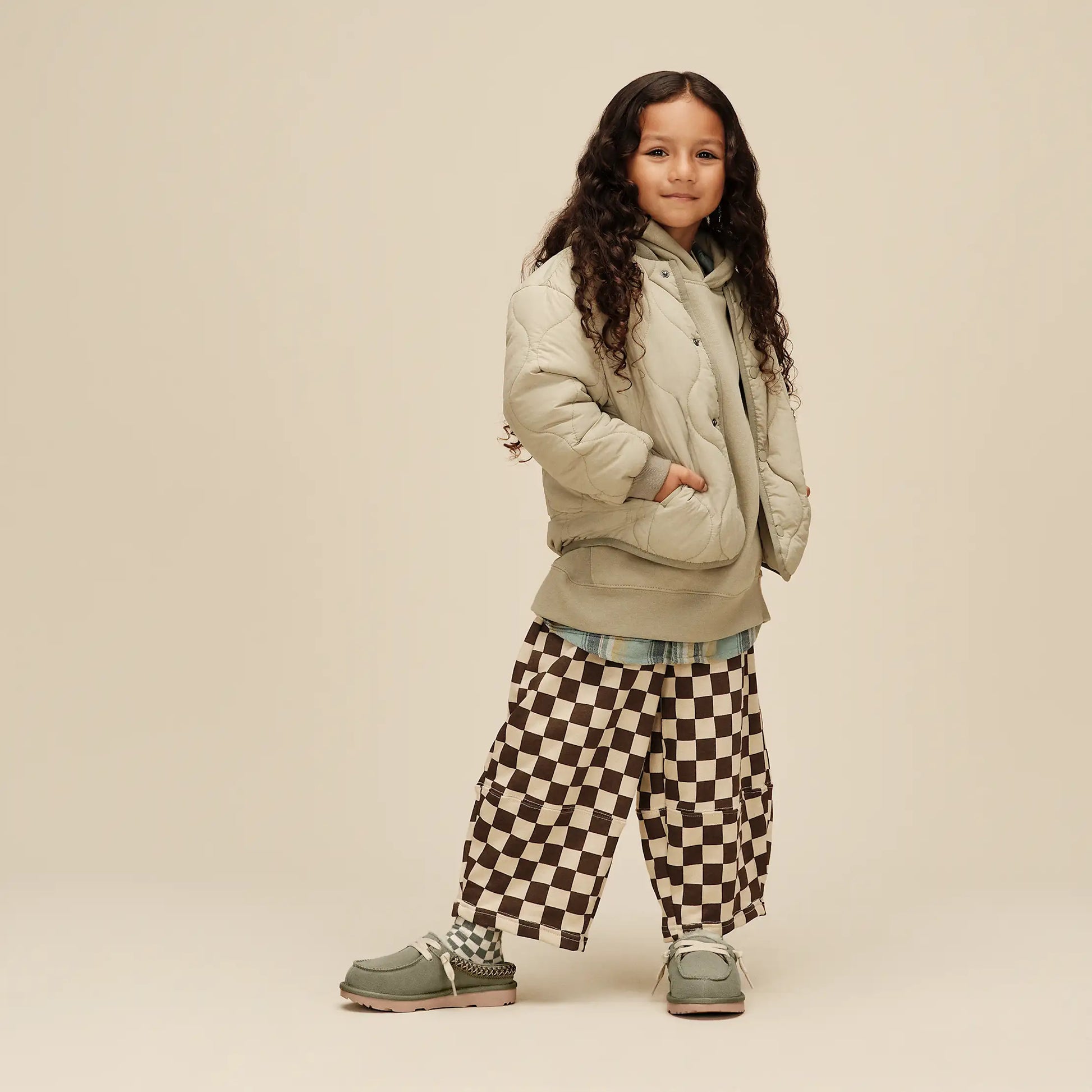 UGG Tasman Mule Slip-On for Kids Shaded Clover