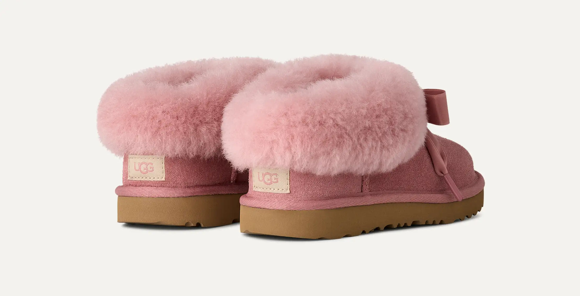 UGG Bailey Slipper for Kids Pink Dawn