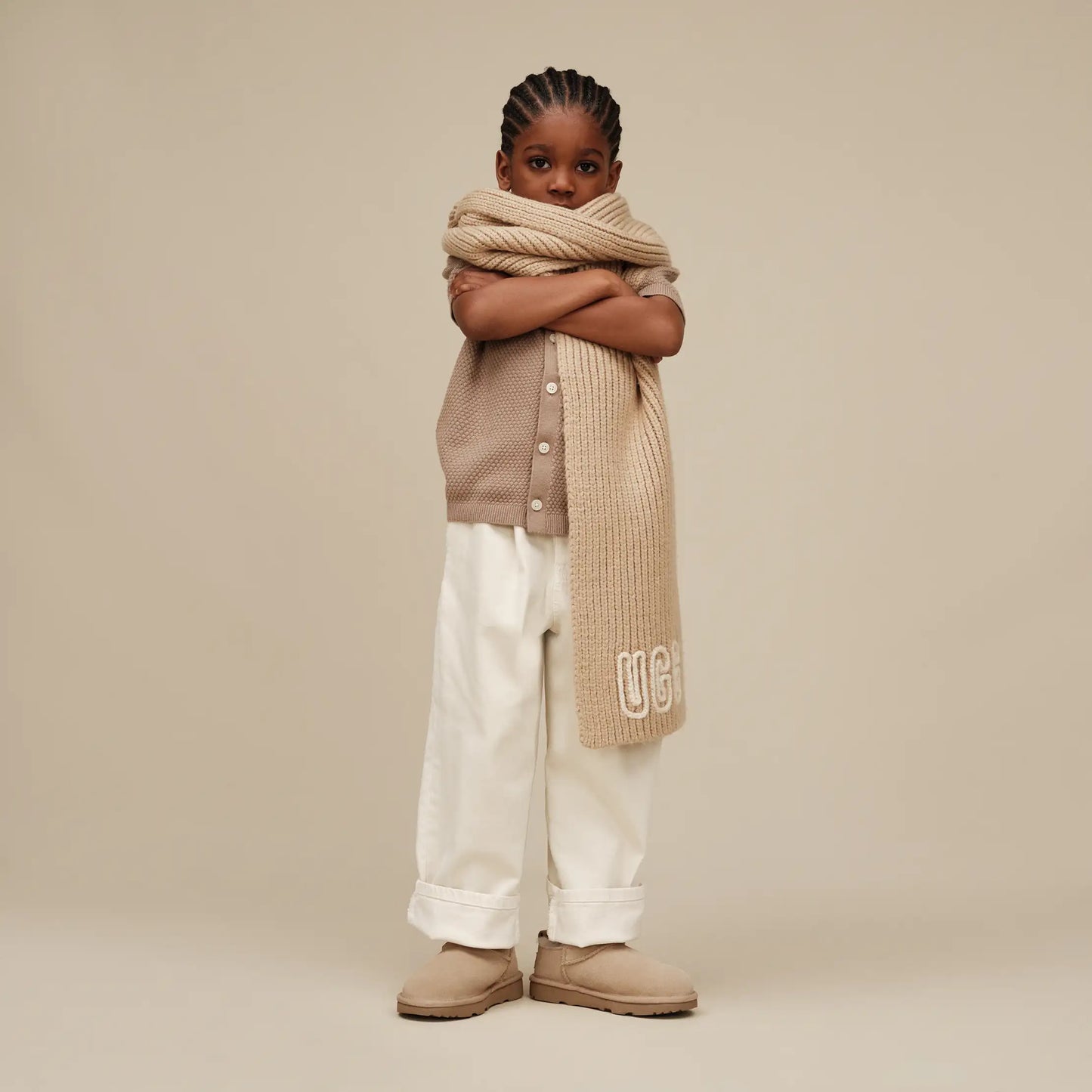 UGG Classic Micro Boot for Kids Sand