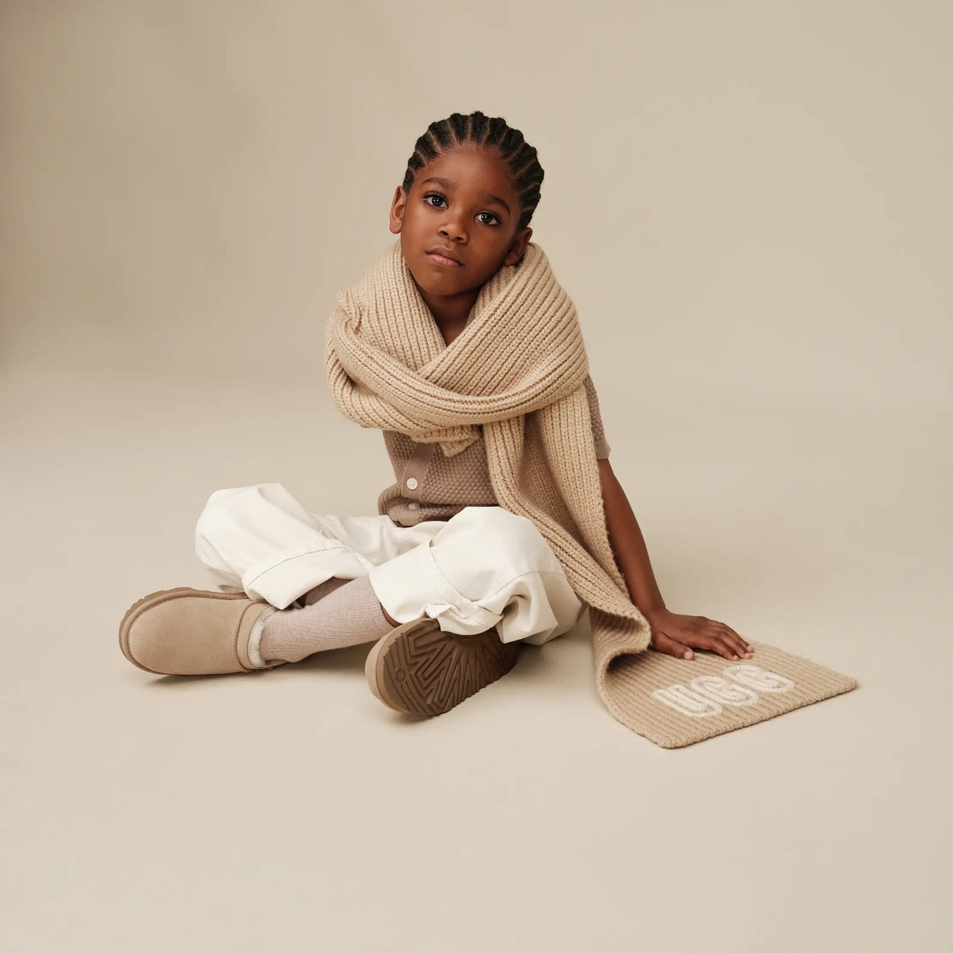 UGG Classic Micro Boot for Kids Sand