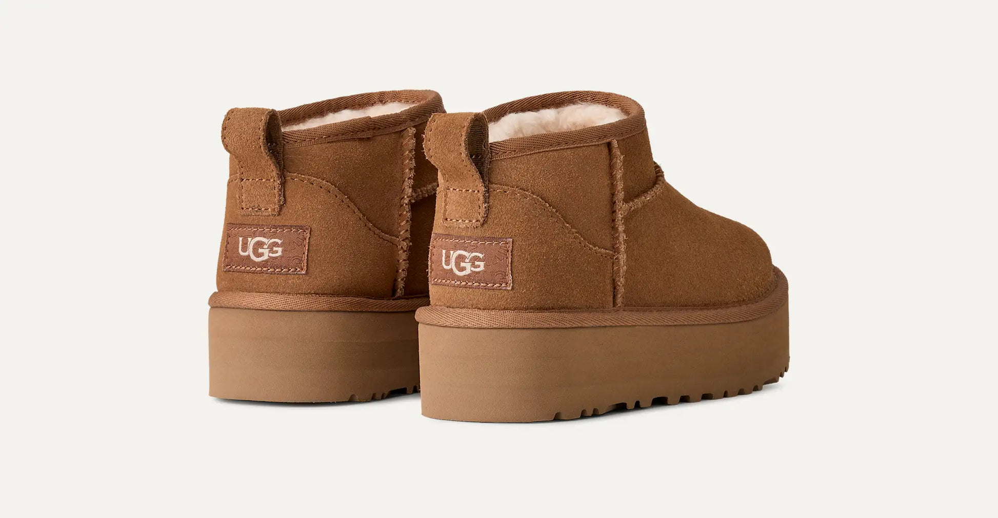 UGG Classic Ultra Mini Platform Boot for Kids Chestnut