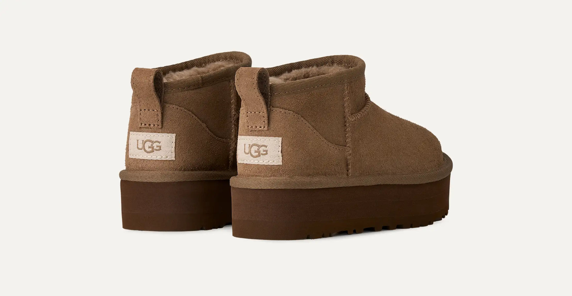 UGG Classic Ultra Mini Platform Boot for Kids Light Bronze