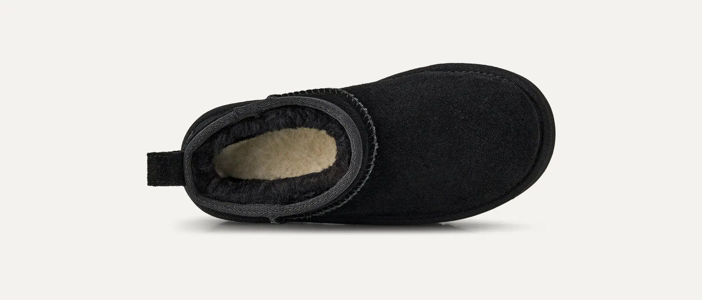 UGG Classic Ultra Mini Platform Boot for Kids Black