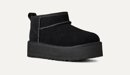 UGG Classic Ultra Mini Platform Boot for Kids Black