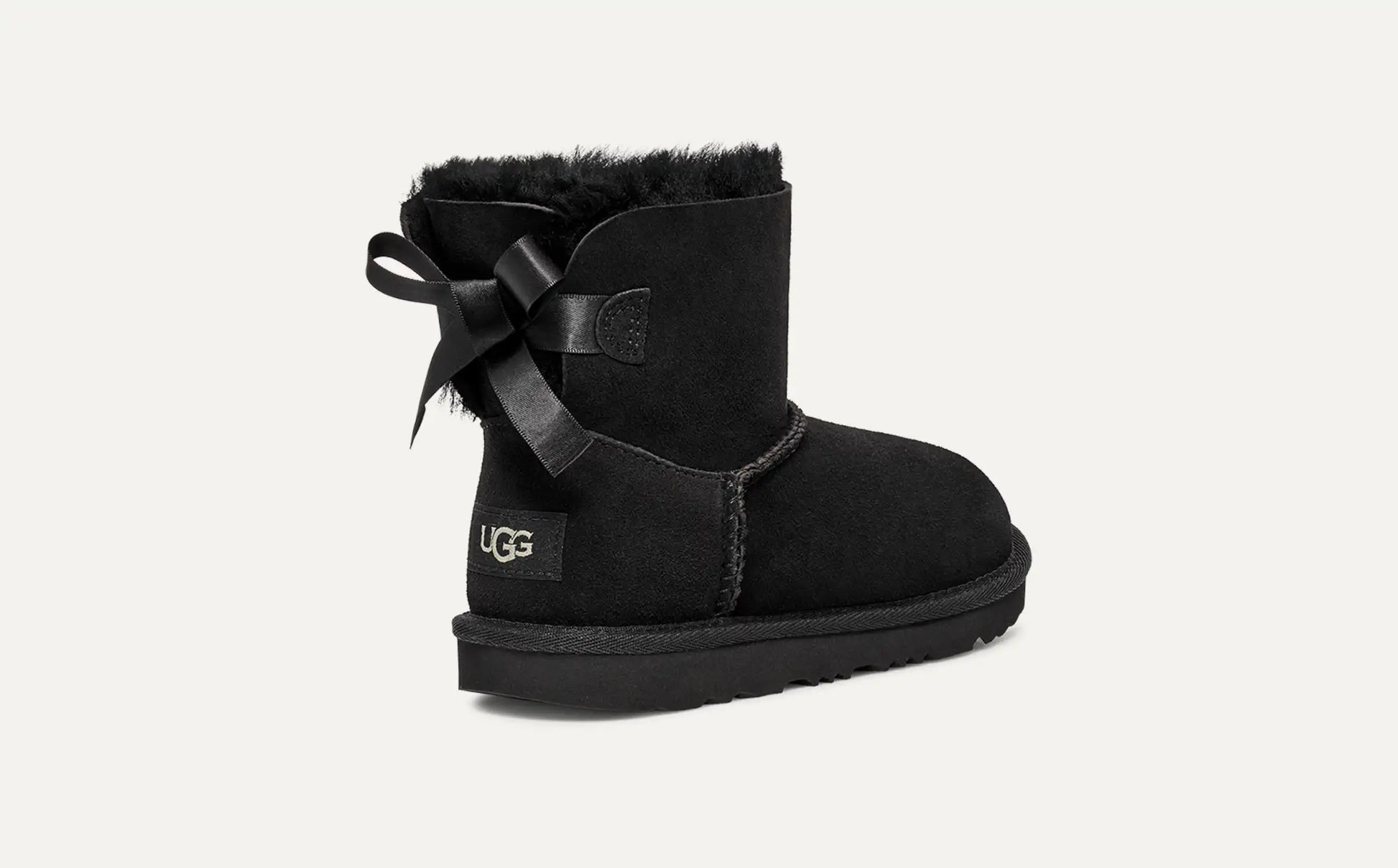 UGG Mini Bailey Bow II Boot for Kids Black